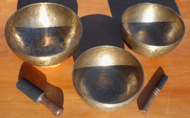 campane tibetane diametro da 14 a 19 cm