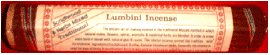 incenso tibetano in 6 profumi
